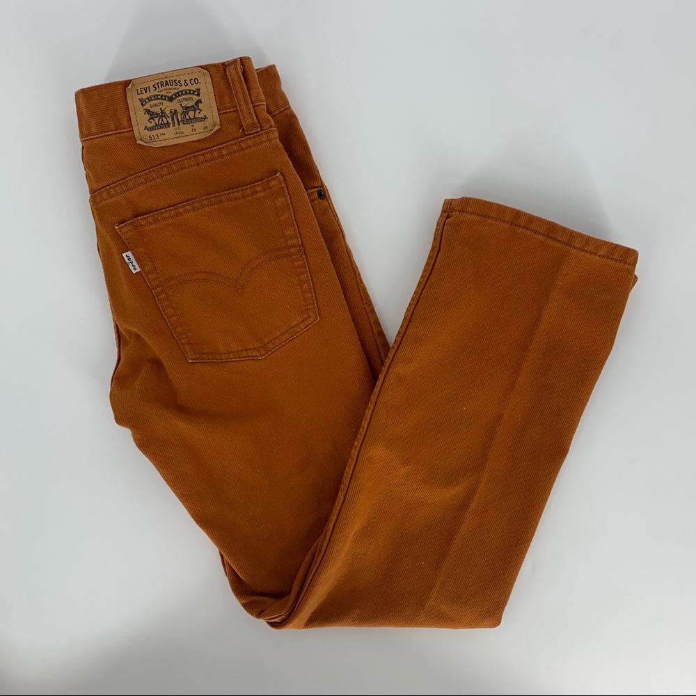 Levi's Men's Corduroy Pants in Rust Brown - Picture 5 of 7